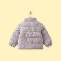 Boys Grey Textured Long Sleeve Jacket Coats & Jackets