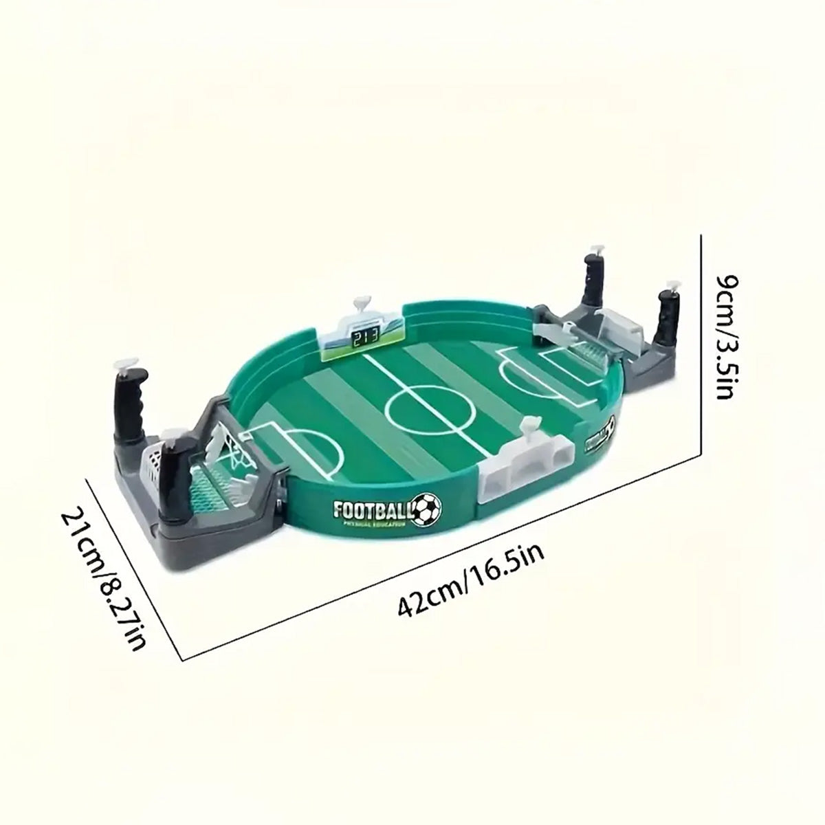 Kids Green Tabletop Football Board Game with 6 Balls Trending Accessories