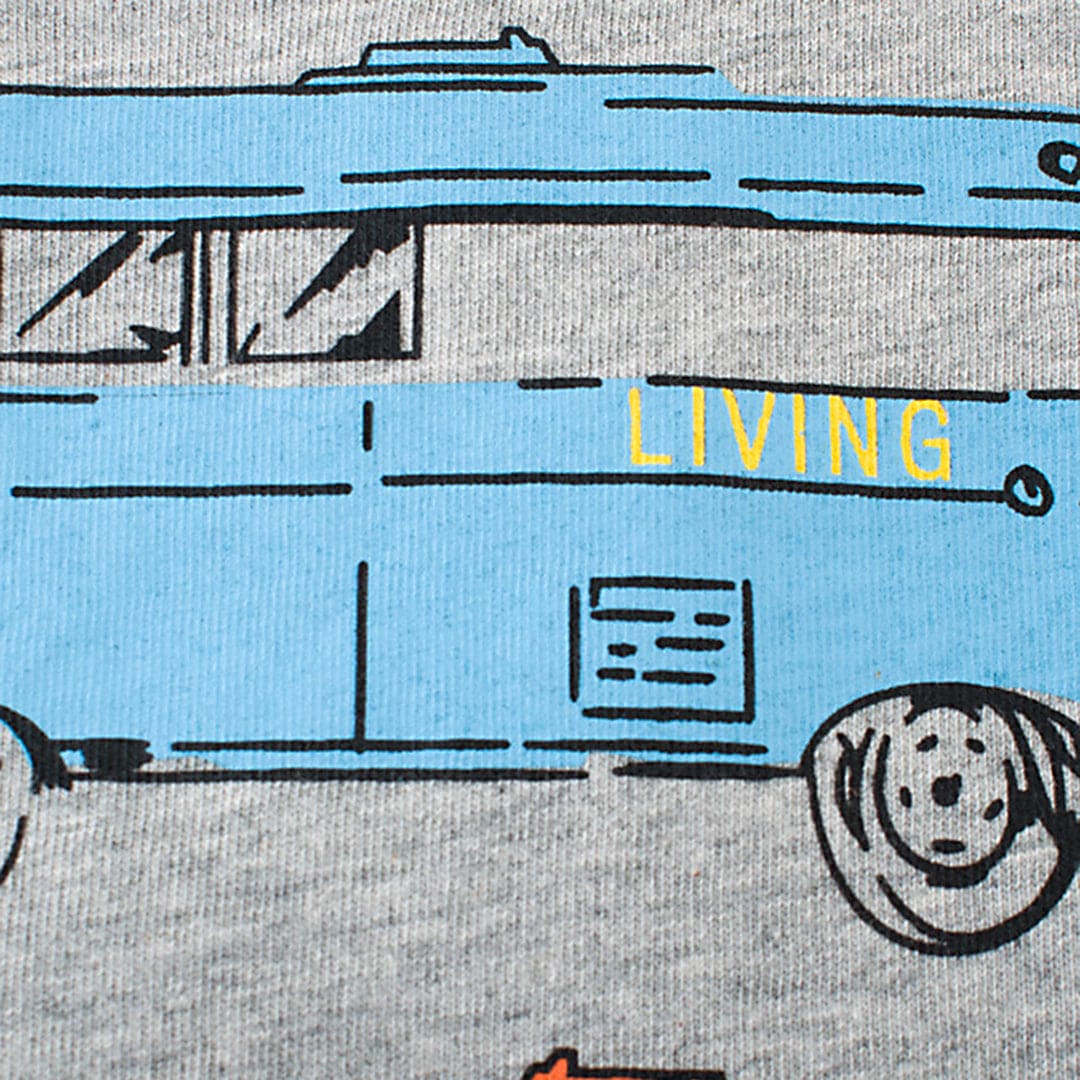 Bus Print Tshirt Tshirts   