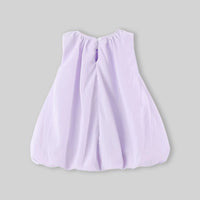Girls Lavender Bow Detailed Sleeveless A-line Dress Casual Dresses