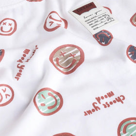 Boys Printed Short Sleeve T-Shirt With Rust Cargo Pocket Twill Shorts Set 2 pc. Sets