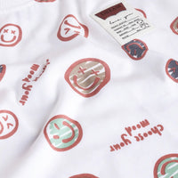 Boys Printed Short Sleeve T-Shirt With Rust Cargo Pocket Twill Shorts Set 2 pc. Sets