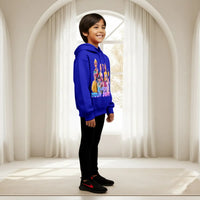 Boys Royal Blue K-Pop Nova Beat Graphics Hoodies Sweatshirts & Hoodies