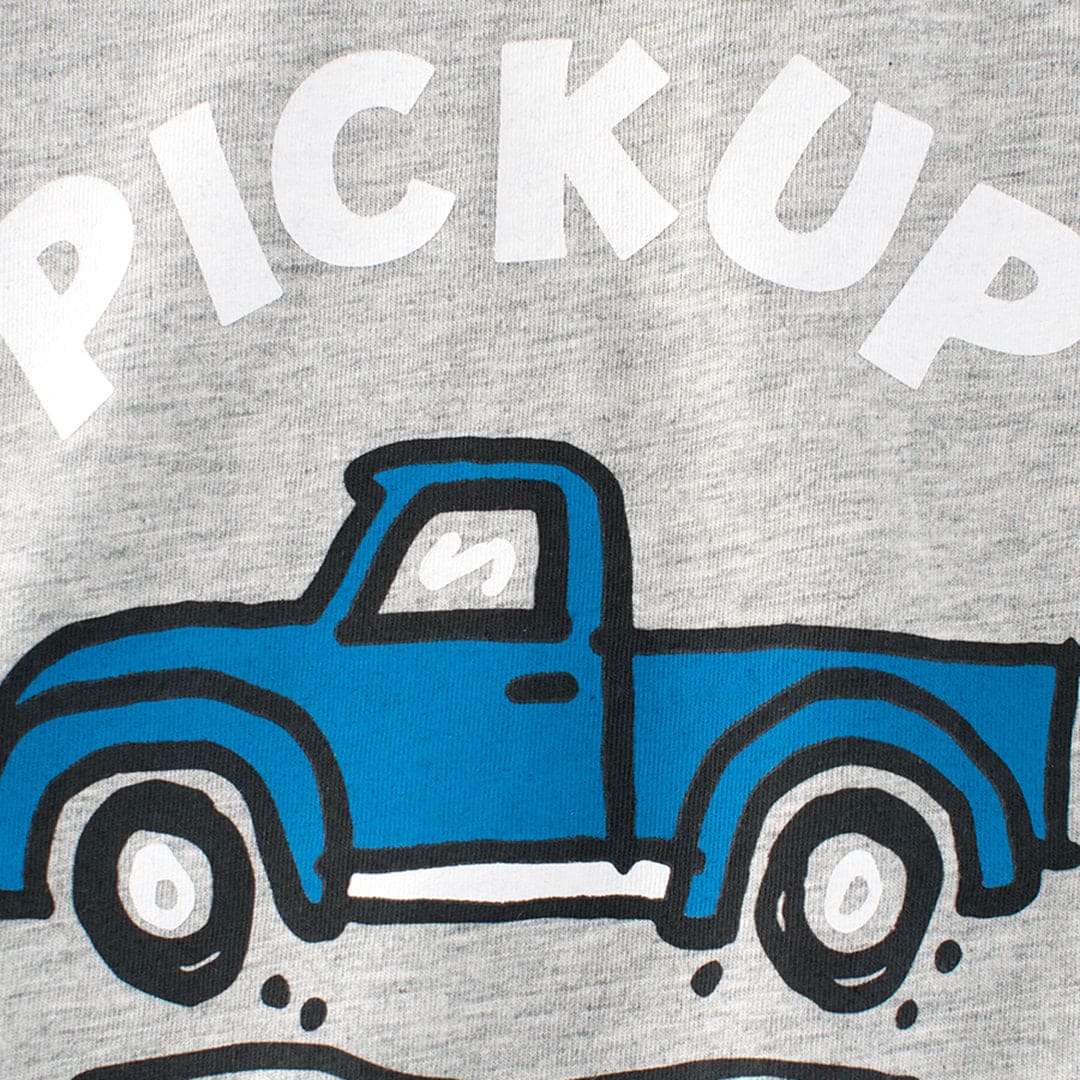 Boys Car Print Short Sleeves T-Shirt Tshirts   