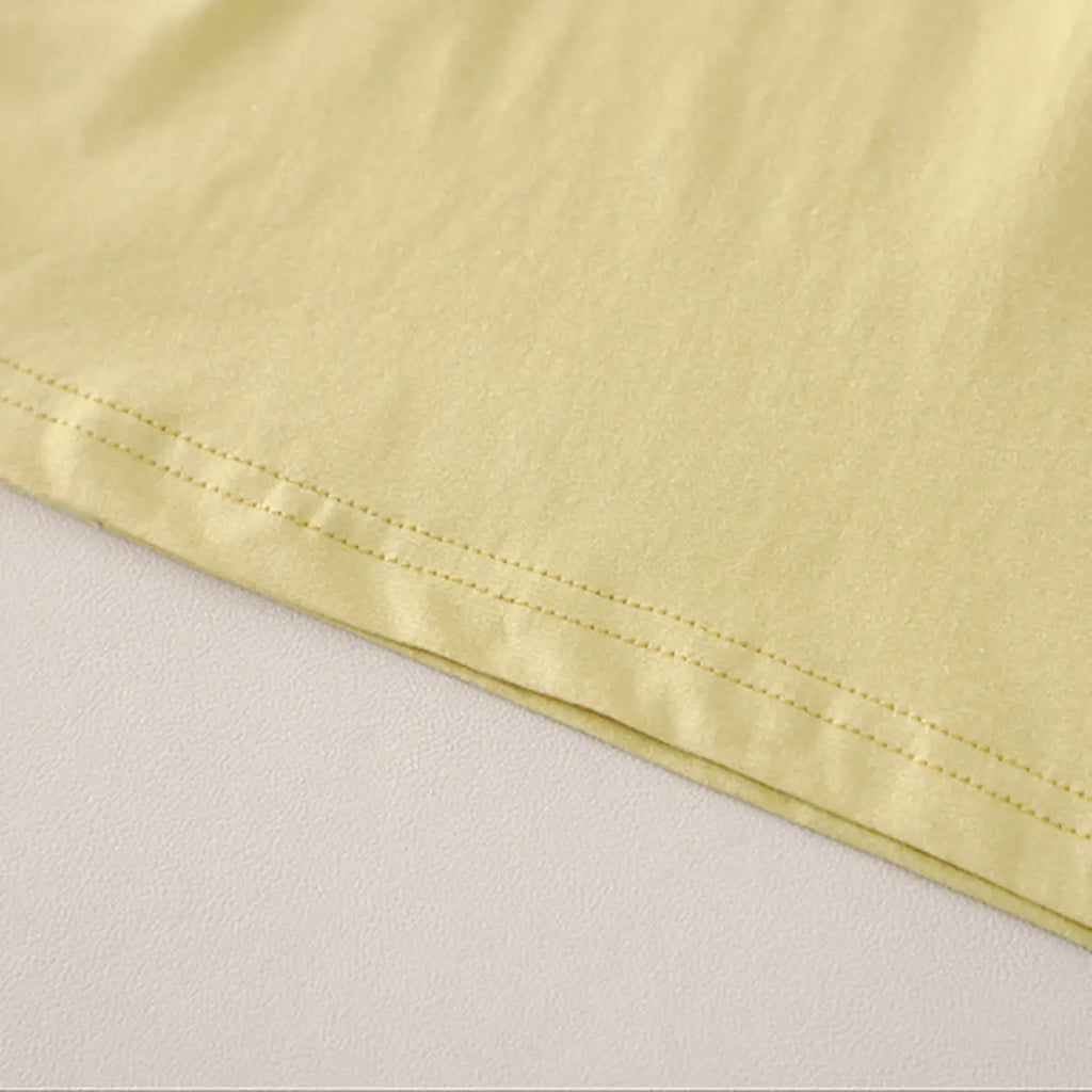Boys Yellow Typographic Printed Short Sleeve T-Shirt With Elasticated Shorts Sets 2 pc. Sets