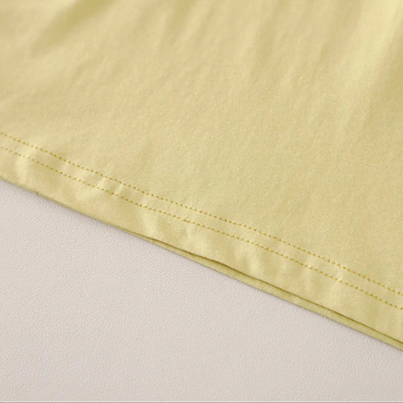 Boys Yellow Typographic Printed Short Sleeve T-Shirt With Elasticated Shorts Sets 2 pc. Sets