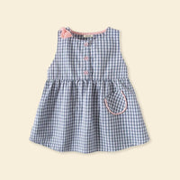 Girls Printed Sleeveless Casual Dress Casual Dresses   