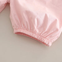 Boys Short Sleeve T-Shirt With Light Pink Bunny Applique Dungaree Sets 2 pc. Sets