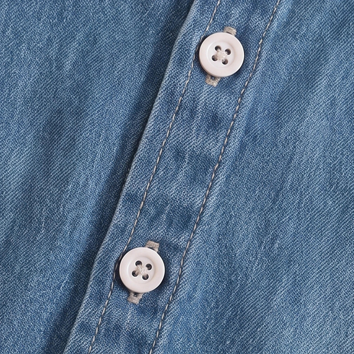 Boys Blue Long Sleeve Denim Shirt Shirts