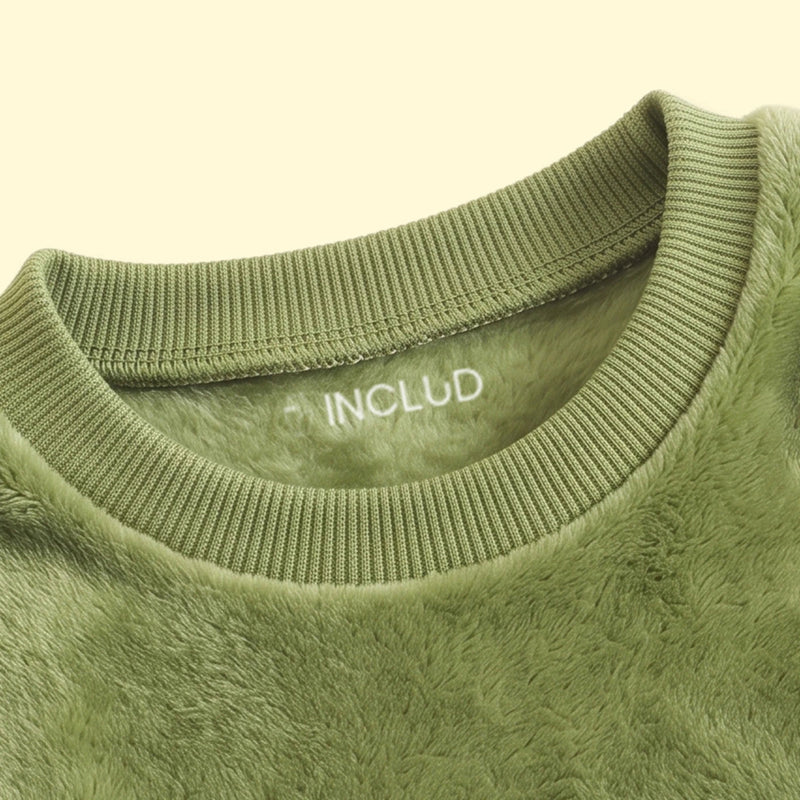 Boys Green Embroidered Sweatshirt & Pants Set 2 pc. Sets
