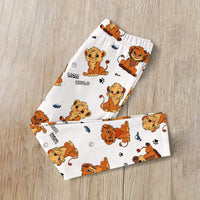 Boys Multicolor Tiger Printed T-Shirt With Pajama Set ( Pack Of 2 ) Sets