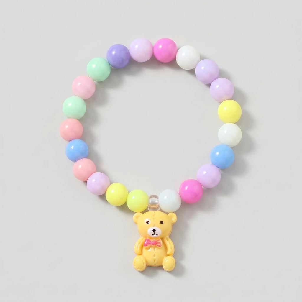 Pack Of 8 Girls Multicolour Beads Bracelet Sets Bracelet