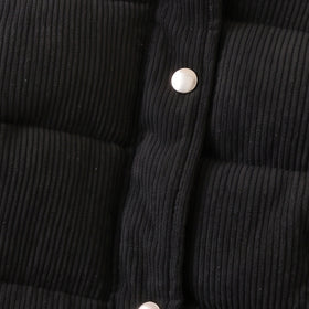 Boys Black Textured Long Sleeve Jacket Coats & Jackets