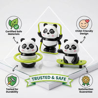 3 Naughty Pandas, Unlimited Fun, 3 in-1 Moving Panda Toy Set for Kids Trending Accessories
