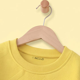 Boys Yellow Sweatshirt & Joggers Co-ord Sets Sets