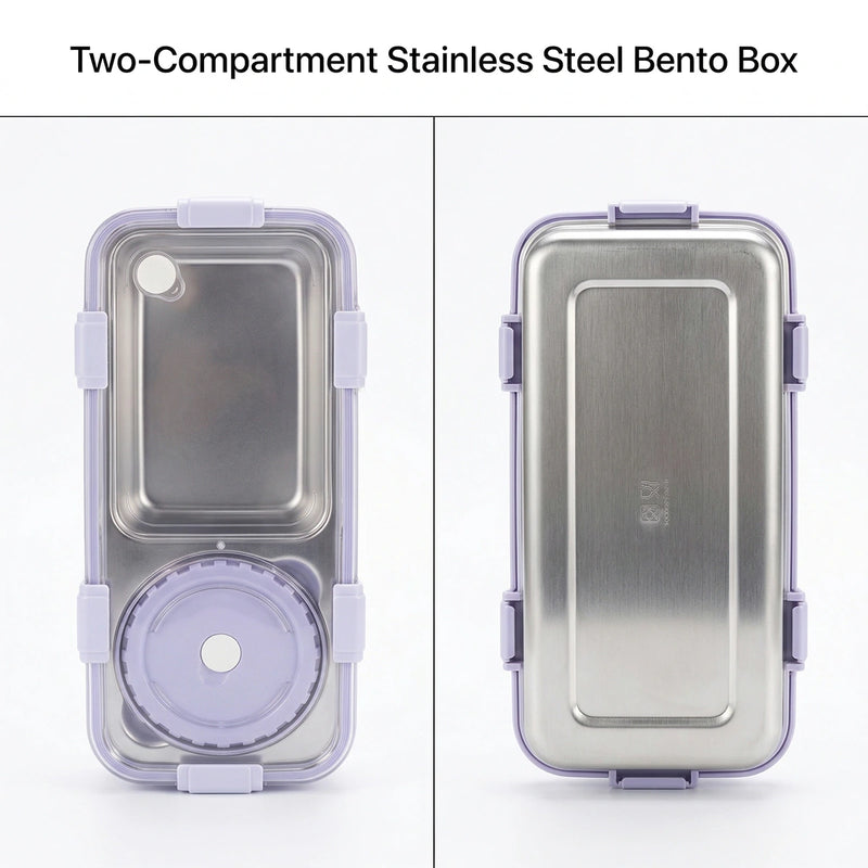 Kids Lavender Lock-Fresh School Lunch Box Trending Accessories