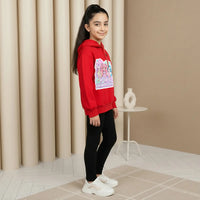 Girls Red K-Pop Princesses Graphics Hoodie Sweatshirts & Hoodies