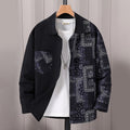 Boys Black Printed Long Sleeves Winter Shirts Shirts Black 7-8 Y