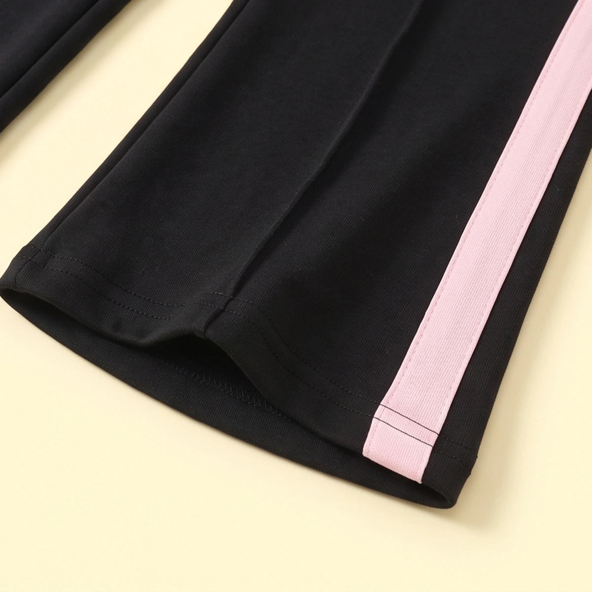Girls Black Bow Applique Sweatshirt & Pants Sets 2 pc. Sets