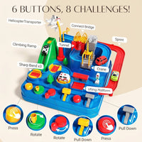Blue Rescue Track Adventure Activity Game Set Trending Accessories