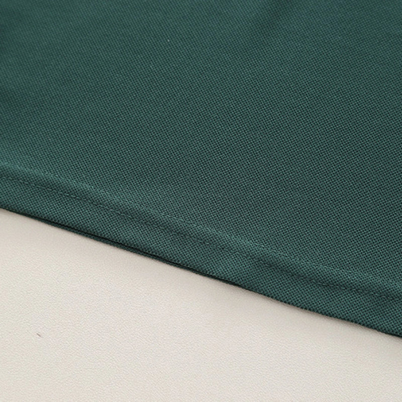 Boys Dark Green Typographic Printed Short Sleeve Polo T-Shirt With Shorts Sets 2 pc. Sets