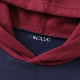 Boys Multicolour Colour-blocked Long Sleeve Hooded Sweatshirt Sweatshirts & Hoodies