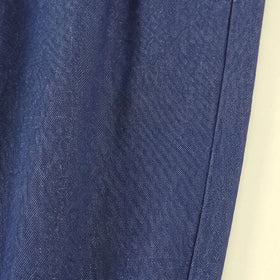 Girls Blue Embroidered Denim Pants Pants