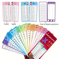 Kids Rewritable Multiplication Flash Cards Set Trending Accessories