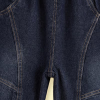 Boys Dark Blue Denim Cargo Shorts Cargo Shorts
