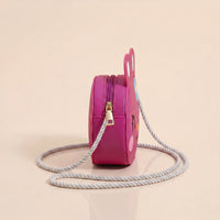 Girls Fuchsia Bunny Motif Sling Bag Sling Bags