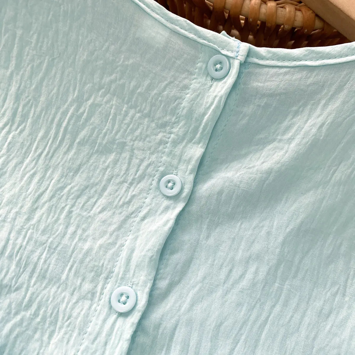 Girls Sea Green Textured Sleeveless Top with Wide Leg Pants Sets 2 pc. Sets