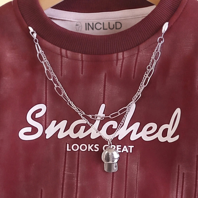 Boys Maroon Typography Sweatshirt With Denim Pants Sets 2 pc. Sets