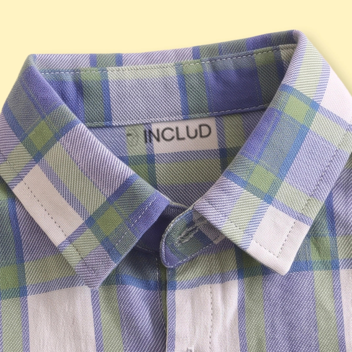 Boys Blue Checked Long Sleeve Shirt Shirts