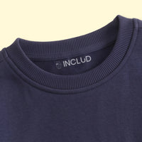 Boys Navy Blue Embroidered Sweatshirt & Joggers Sets 2 pc. Sets