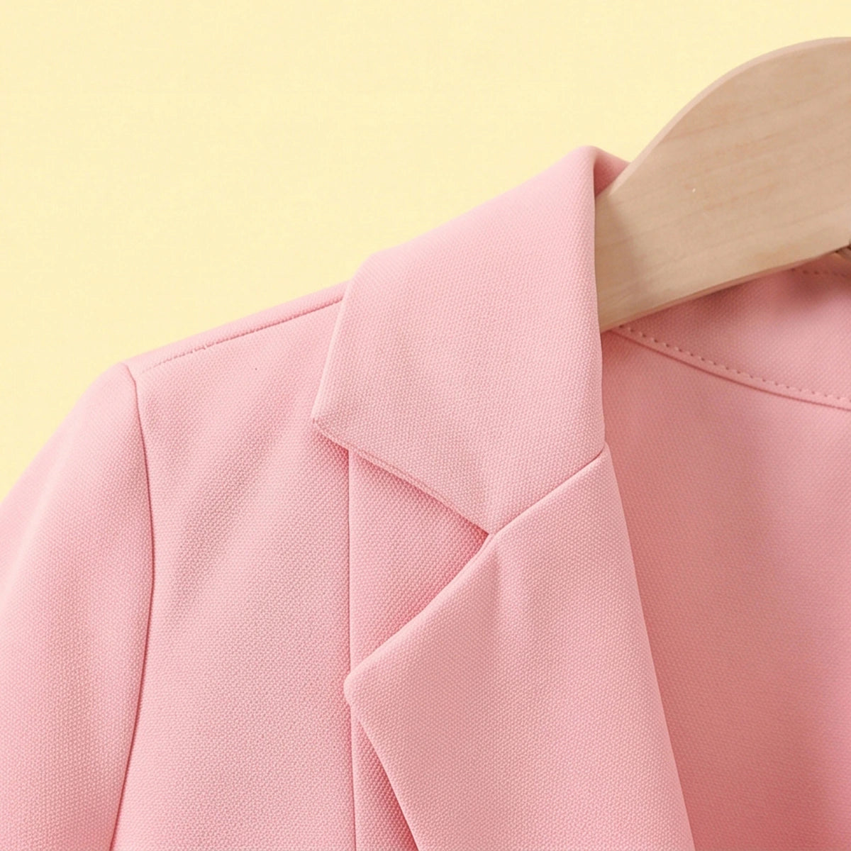 Girls Light Pink Long Sleeve Blazer & Skirt Sets 2 pc. Sets