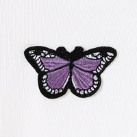 Girls Pink Butterfly Applique Short Sleeves T-Shirt With Pleated Skirt Set 2 pc. Sets