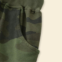 Boys Camouflage Print Regular Shorts Shorts   