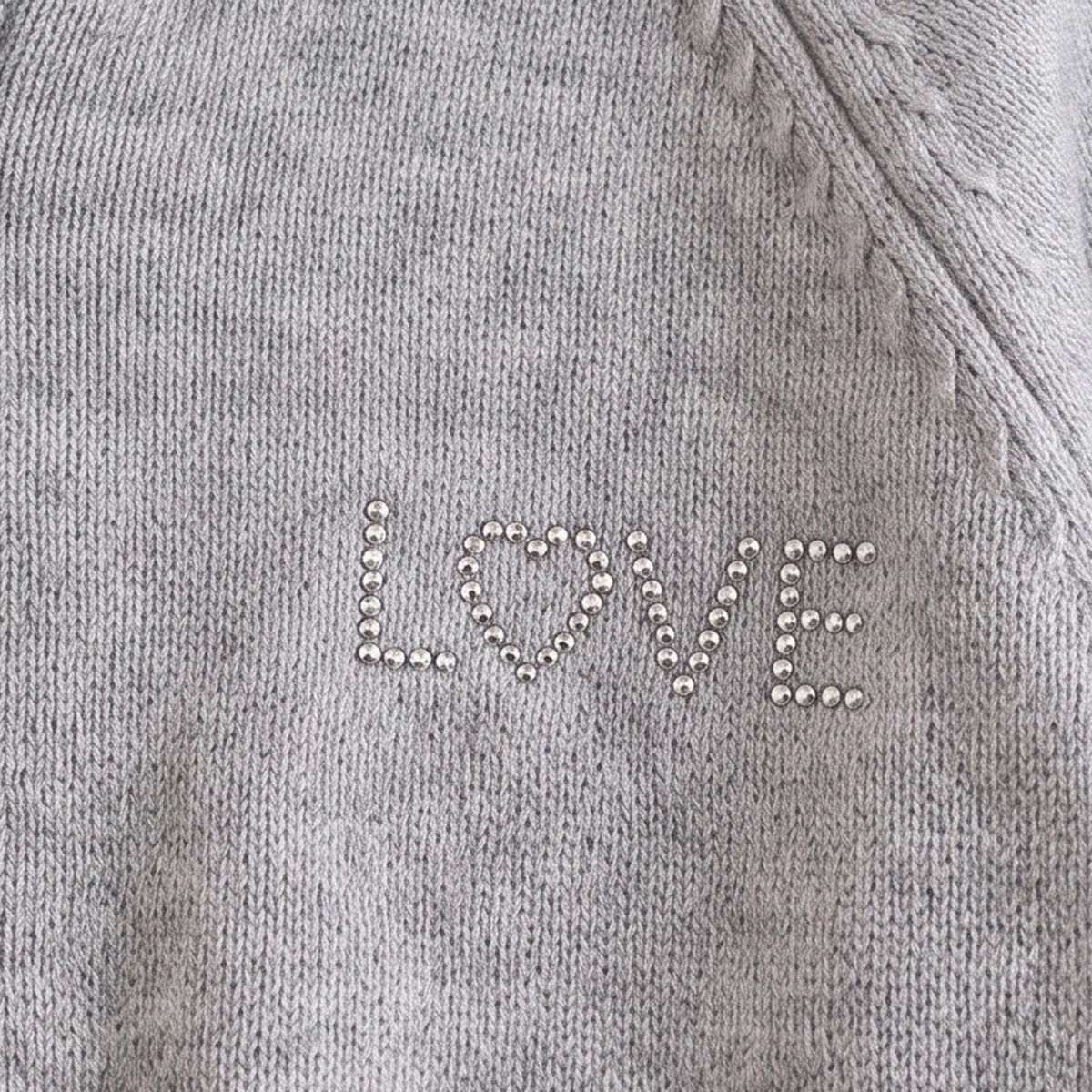 Girls Grey Hooded Zip-up Sweater & Pants Co-ord Sets Sets