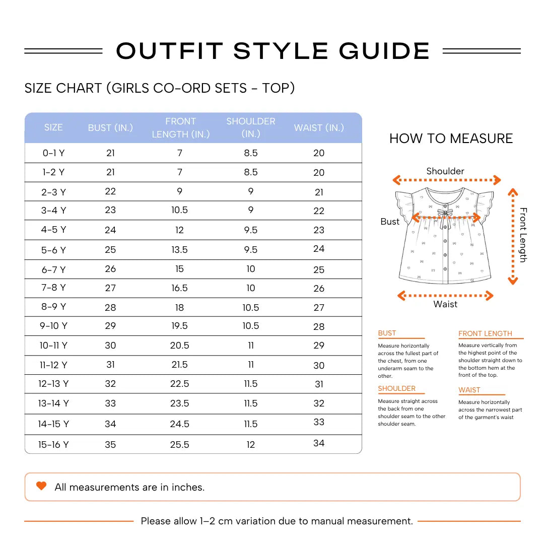 Size chart 3