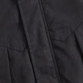 Boys Black Hooded Zip-up Jacket Coats & Jackets