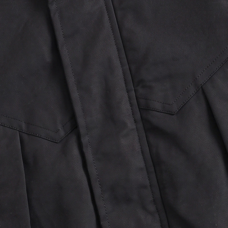 Boys Black Hooded Zip-up Jacket Coats & Jackets