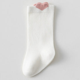 Pack of 3 Girls Multicolour Heart Design Ankle Length Socks Socks