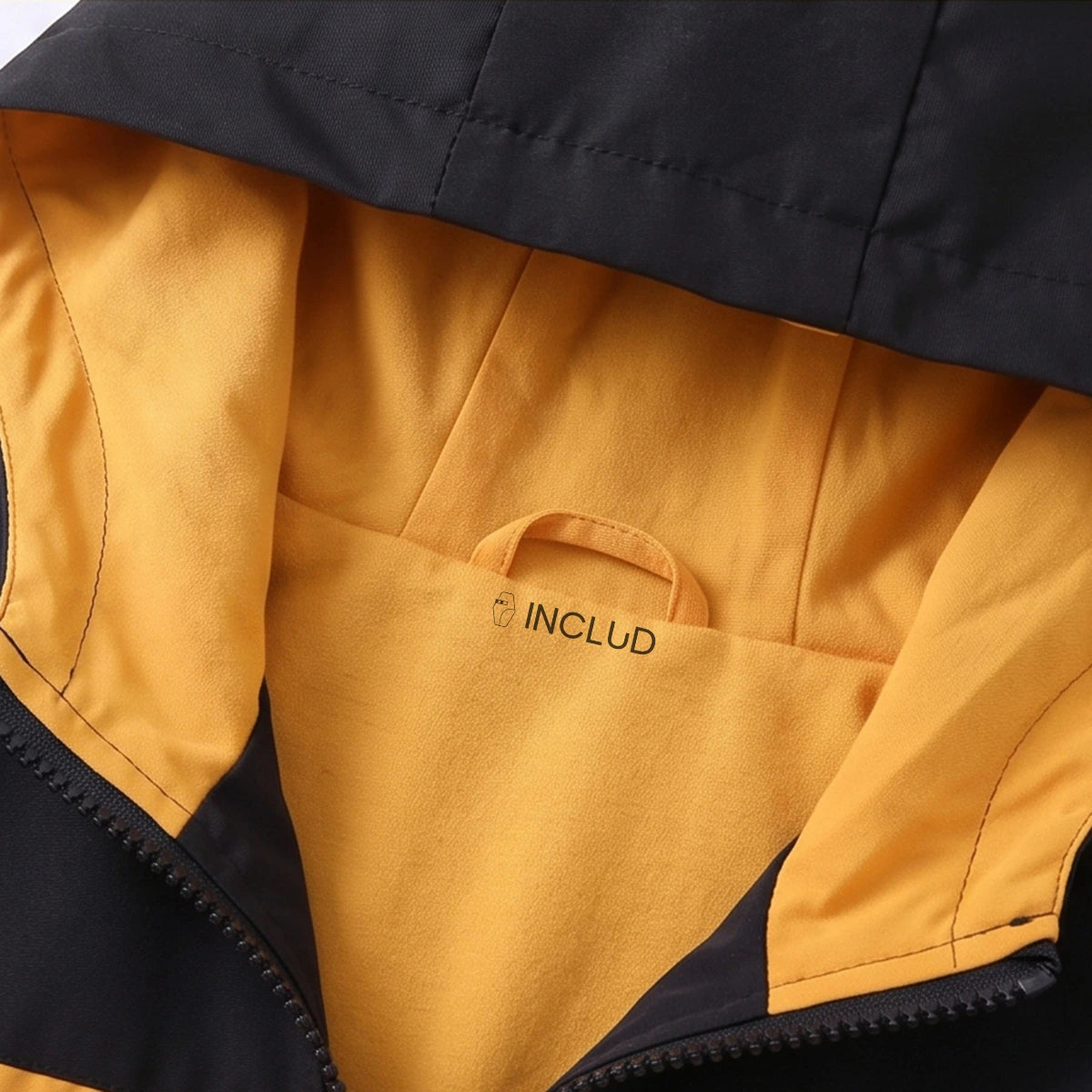 Boys Yellow Colourblocked Zip-Up Hooded Jacket Coats & Jackets