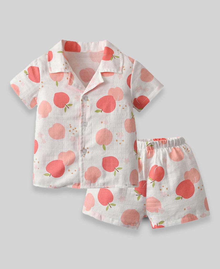 Boys Fruit Print Night Suit