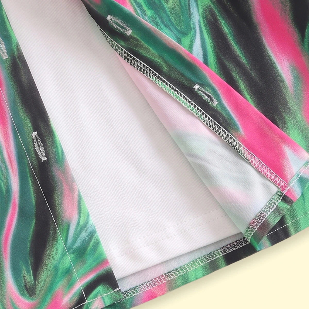 Girls Green Abstract Print Long Sleeve Shirt Shirts