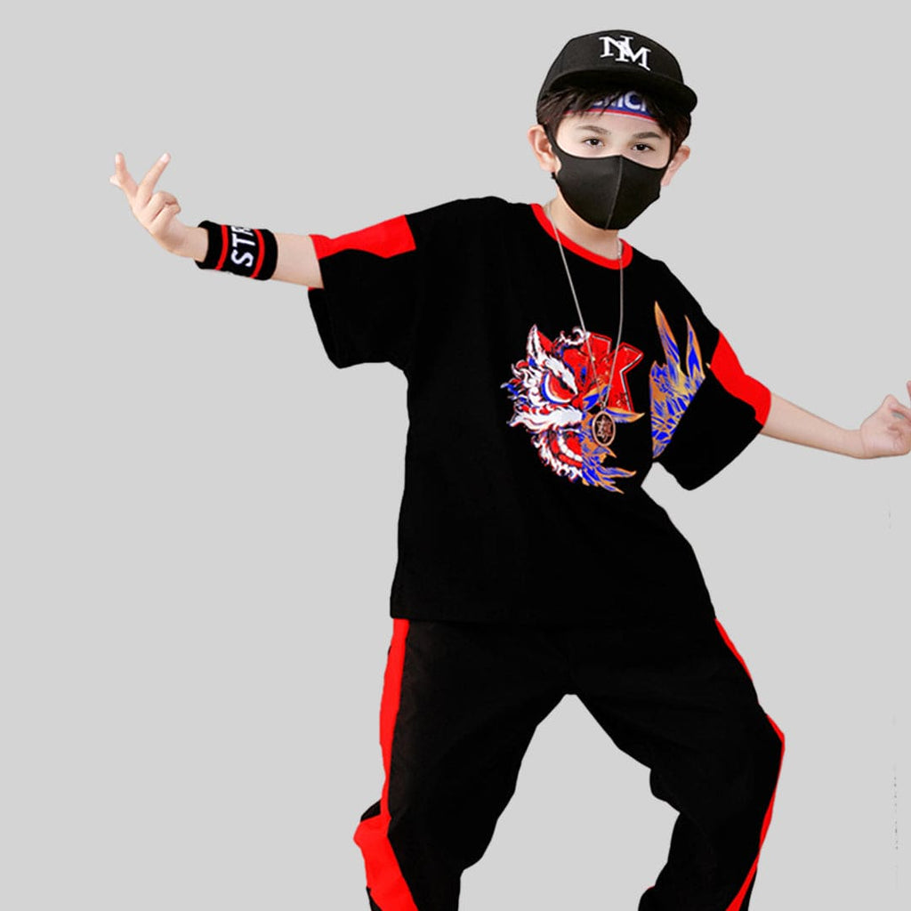 Boys Short Sleeve Graphic T-Shirt With Pants 2 pc. Sets   