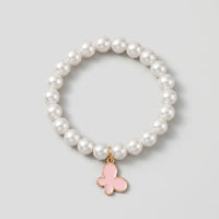 Pack Of 5 Girls Multicolour Pearl Balloon and Butterfly Bracelet Sets Bracelet