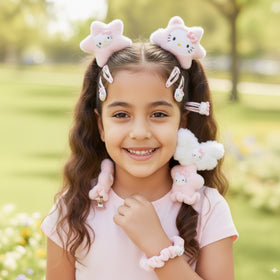 Girls Multicolor Hair Accessories Set Trending Accessories