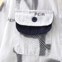 Boys White Typographic Shirt With Denim Pants Sets 2 pc. Sets