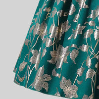 Girls Peter Pan Collar Flower Print Fit & Flare Dress Casual Dresses   